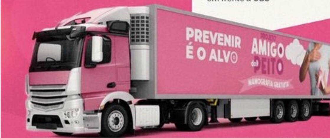 Carreta da Mamografia oferece exames gratuitos em Itapetim e região