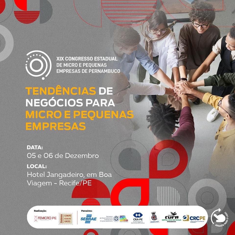 Congresso vai discutir tendências de negócios para micro e pequenas empresas