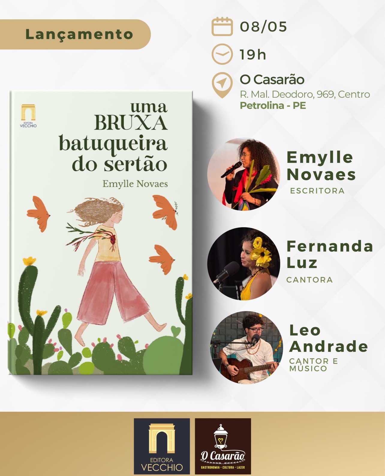 Entre poesia e encantos: escritora de Petrolina lança obra que celebra a força feminina e a magia do Sertão&nbsp;