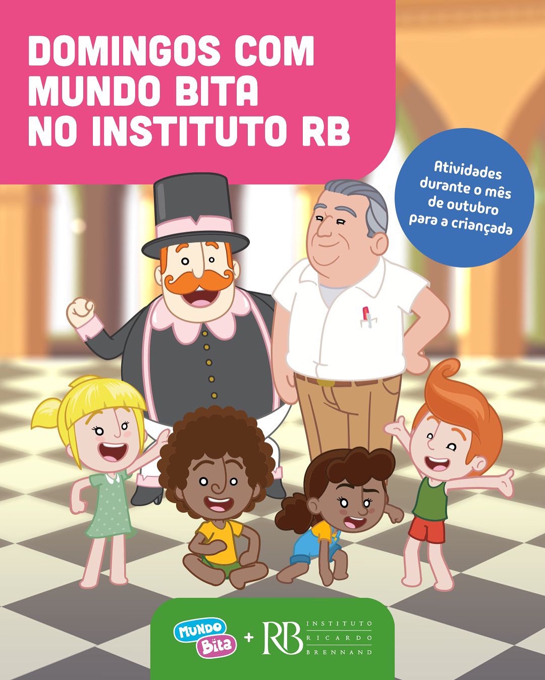 Instituto Ricardo Brennand e Mundo Bita juntos no projeto “Hoje é Dia de Museu”