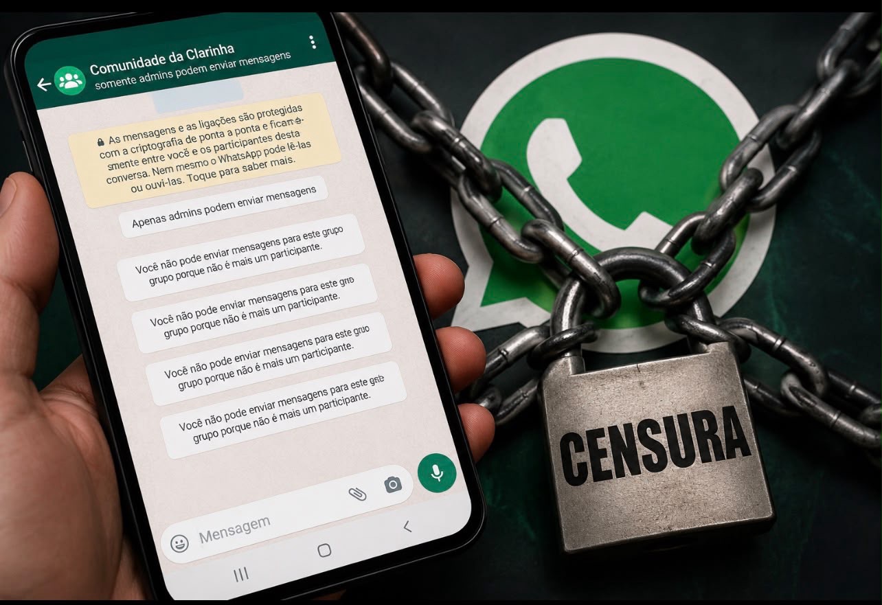 Moradores da comunidade da Clarinha denunciam censura em grupo de WhatsApp após críticas ao Sisar