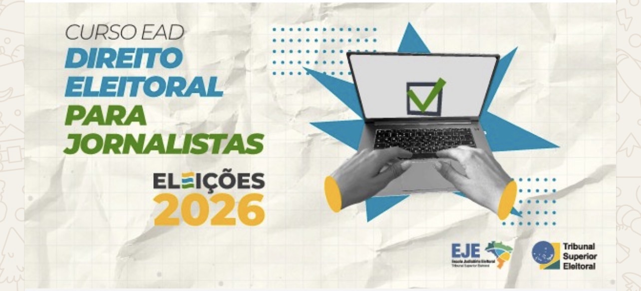 TSE abre inscrições para curso de capacitação em Direito Eleitoral voltado a jornalistas