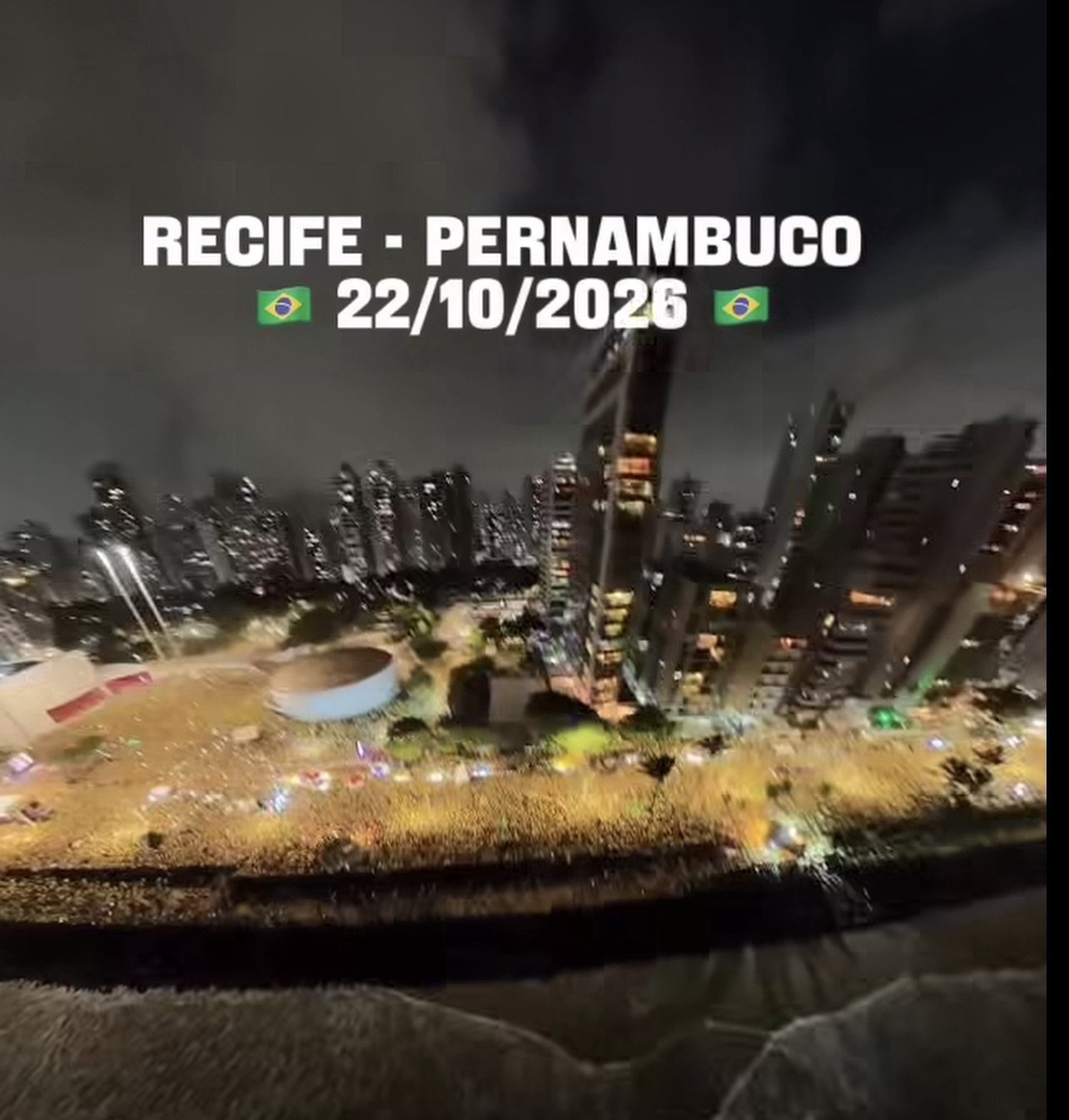 Recife entra para a história das eleições de 2026 com multidão em ato a favor de Flávio Bolsonaro